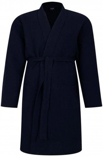 Espionage PJ158 Kimono Style Gown Navy - Hommikumantlid/käterätikud - Meeste Hommikumantlid Suured Suurused