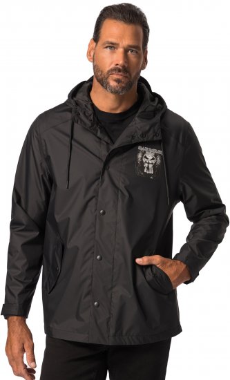 JP1880 Iron Maiden Rain Jacket Black - Spordiriided & outdoor - Suured suurused meeste spordiriided