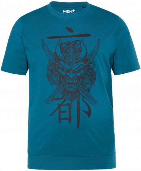 Men Plus T-Shirt Short Sleeve Lagoon Green - T-särgid - Suured T-särgid 2XL – 14XL