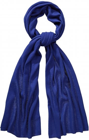 Ulla Popken Virgin Wool Cashmere Mix Scarf Deep Aqua - Aksessuaarid - 