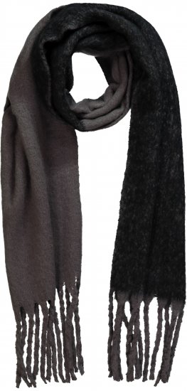 Ulla Popken Fringed Edge Boucle Scarf Green - Aksessuaarid - 