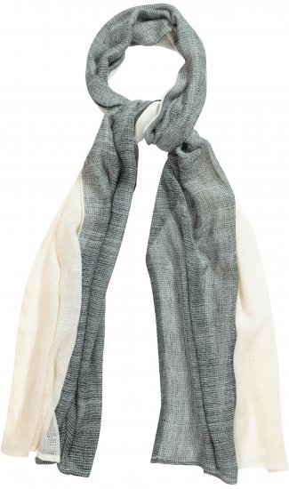Ulla Popken Two Tone Scarf Grey - Aksessuaarid - 