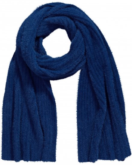 Ulla Popken Ribbed Knit Scarf Navy - Aksessuaarid - 