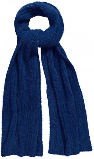 Ulla Popken Ribbed Knit Scarf Navy - Aksessuaarid - 