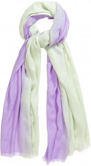 Ulla Popken Fringed Ombre Scarf Pistachio - Aksessuaarid - 