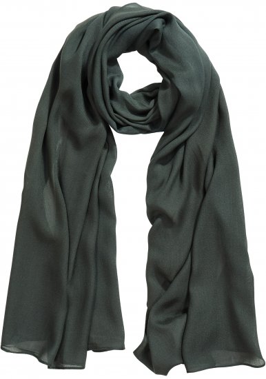 Ulla Popken Lightweight Scarf Olive Grey - Aksessuaarid - 