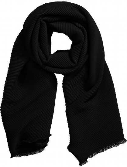 Ulla Popken Pleated Lightweight Scarf Navy - Aksessuaarid - 