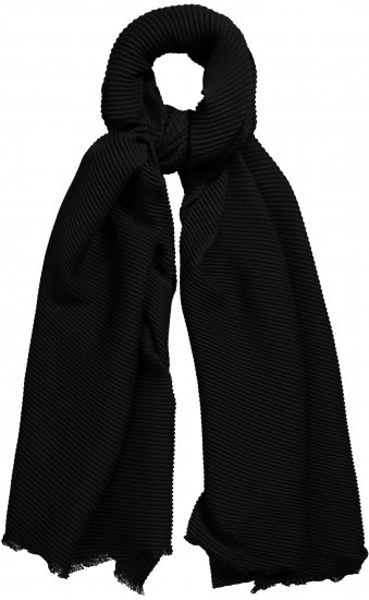 Ulla Popken Pleated Lightweight Scarf Navy - Aksessuaarid - 