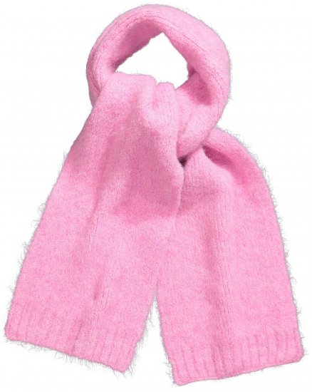 Ulla Popken Ribbed Knit Scarf Dark Pink - Aksessuaarid - 
