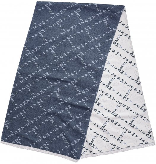 Ulla Popken Smyle Reversible Scarf Navy - Aksessuaarid - 