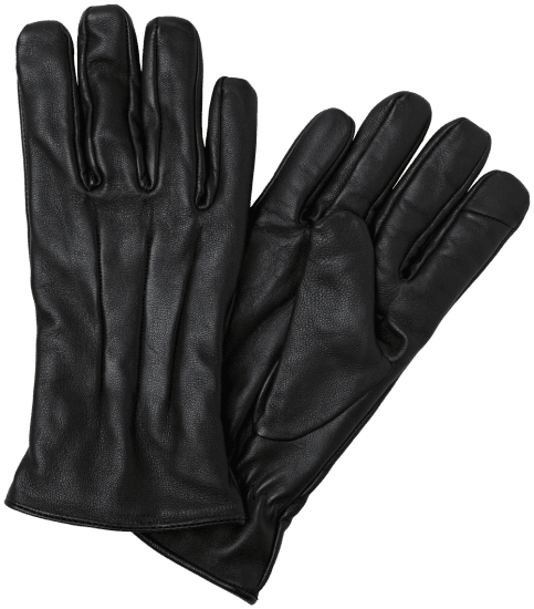 Jack & Jones Montana Leather Gloves Black - Aksessuaarid - 