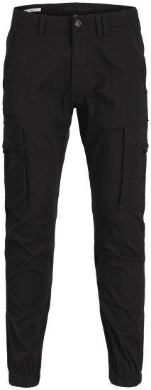 Jack & Jones Paul Flake Cargo Pants Black - Teksad ja püksid - Meeste suured teksad W40 – W70