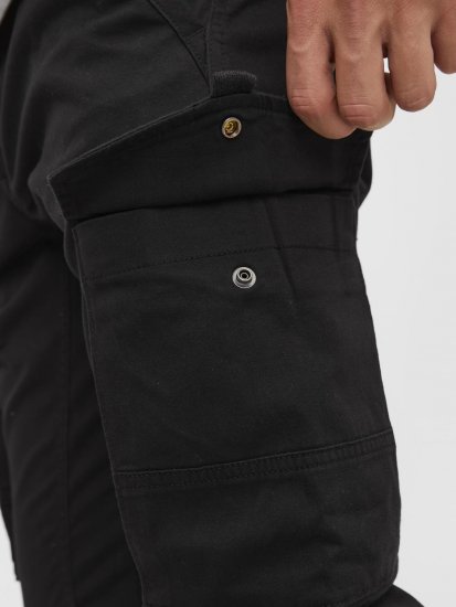 Jack & Jones Paul Flake Cargo Pants Black - Teksad ja püksid - Meeste suured teksad W40 – W70