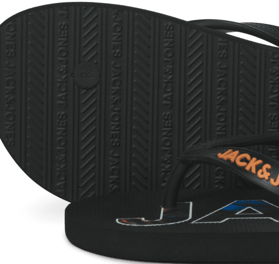 Jack & Jones Logo Palm Print Flip Flop Slippers Anthracite - Meeste jalatsid 40-52 - 