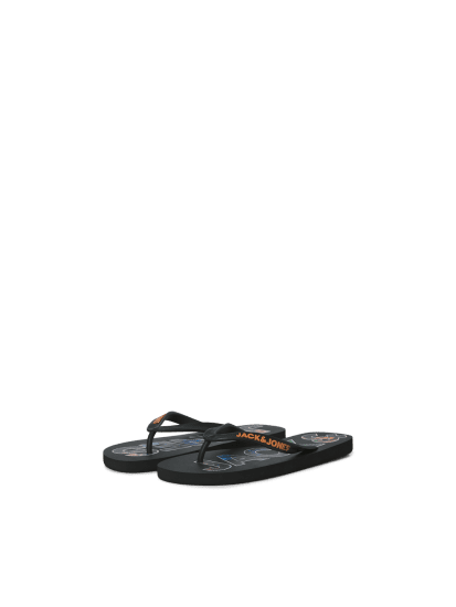 Jack & Jones Logo Palm Print Flip Flop Slippers Anthracite - Meeste jalatsid 40-52 - 