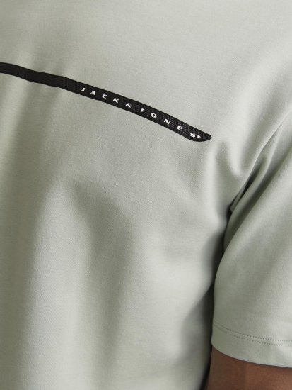 Jack & Jones FUSION Full Branding T-Shirt Aqua Grey - T-särgid - Suured T-särgid 2XL – 14XL