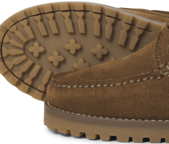 Jack & Jones Brooklyn Suede Boat Loafers Cognac - Meeste jalatsid 40-52 - 