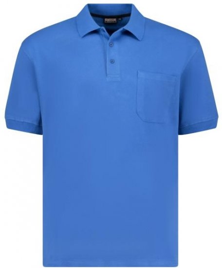 Adamo 139311 Poloshirt RF Azure Blue - Polosärgid - Meeste suured polosärgid 2XL – 8XL