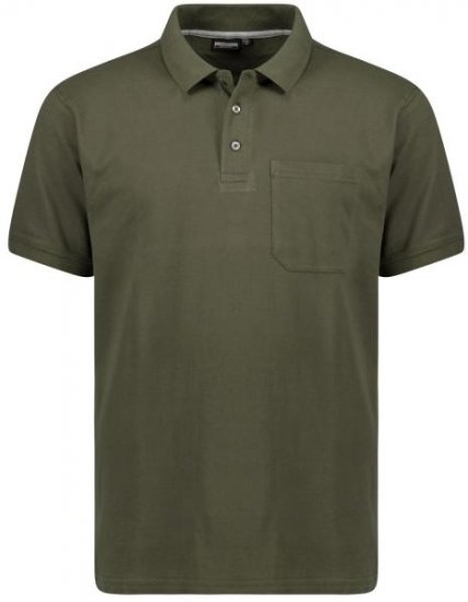 Adamo 139311 Poloshirt RF Olive Green - Polosärgid - Meeste suured polosärgid 2XL – 8XL