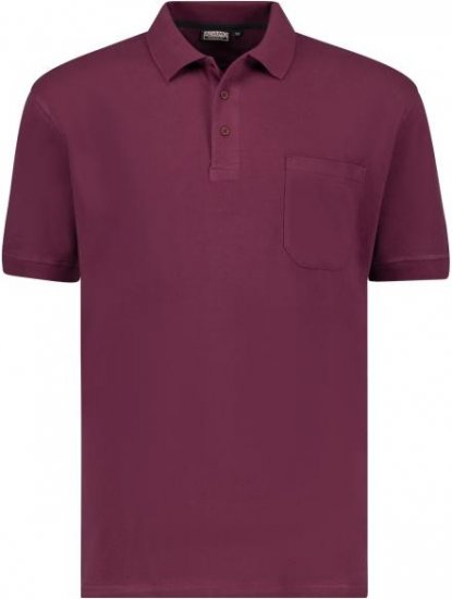 Adamo 139311 Poloshirt RF Blackberry Red - Polosärgid - Meeste suured polosärgid 2XL – 8XL