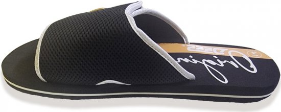 D555 DRAKE Slippers With Velcro Fastening Black - Meeste jalatsid 40-52 - 