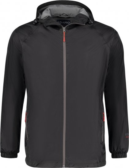 Adamo Nilo Lightweight Softshell Rain Jacket Black - Jakid ja joped - Joped, suured suurused: 2XL – 12XL
