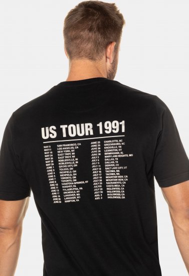 JP1880 Guns N’ Roses Skull Comfort Fit Band T-Shirt Black - T-särgid - Suured T-särgid 2XL – 14XL