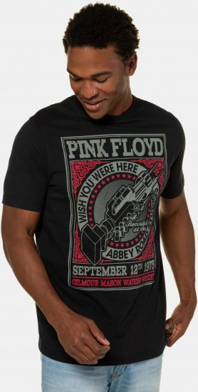 JP1880 Pink Floyd Retro Graphic Comfort Fit Band T-Shirt Black - T-särgid - Suured T-särgid 2XL – 14XL