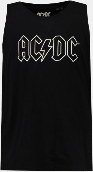 JP1880 AC/DC Graphic Comfort Fit Band Tank Top Black - T-särgid - Suured T-särgid 2XL – 14XL
