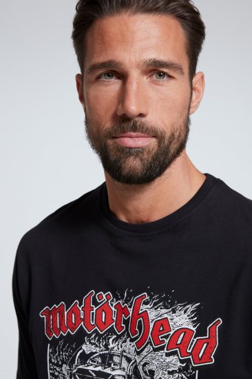 JP1880 Motörhead Graphic Band T-Shirt Black - T-särgid - Suured T-särgid 2XL – 14XL