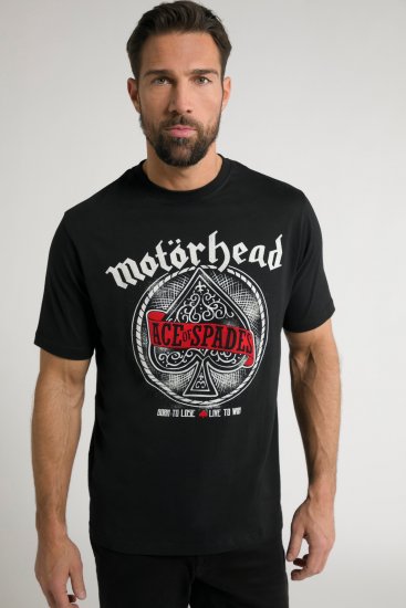 JP1880 Motörhead ACE Graphic Comfort Fit Band T-Shirt Black - T-särgid - Suured T-särgid 2XL – 14XL