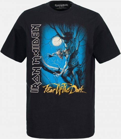 JP1880 Iron Maiden Graphic Comfort Fit Band T-Shirt Black - T-särgid - Suured T-särgid 2XL – 14XL