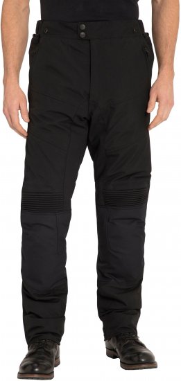 JP1880 All Year Round Motorcycle Pants Black - Mootorrattariided pluss-suurustes - Mootorrattariided suurtele meestele