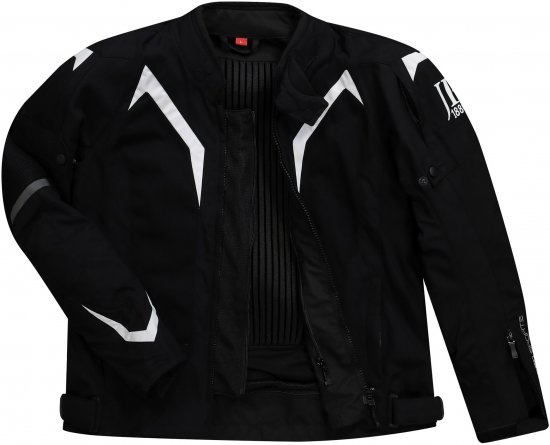 JP1880 3D Mesh Insert Motorcycle Jacket Black - Mootorrattariided pluss-suurustes - Mootorrattariided suurtele meestele