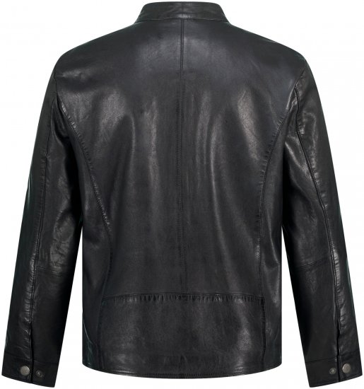 JP1880 Biker Style Leather Jacket Black - Jakid ja joped - Joped, suured suurused: 2XL – 12XL
