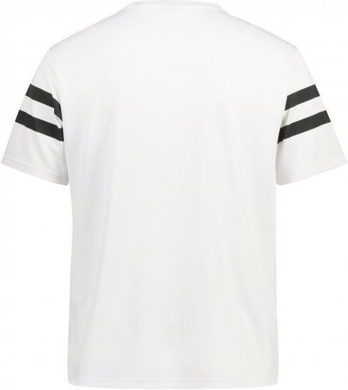  JP1880 Henley Tennis T-Shirt Snow White - Spordiriided & outdoor - Suured suurused meeste spordiriided