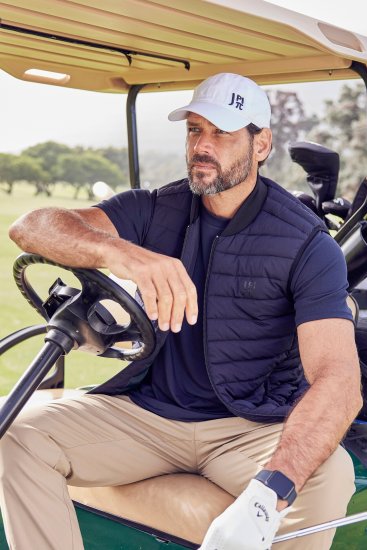 JP1880 Guilted College Collar Golf Vest Dark Navy - Spordiriided & outdoor - Suured suurused meeste spordiriided