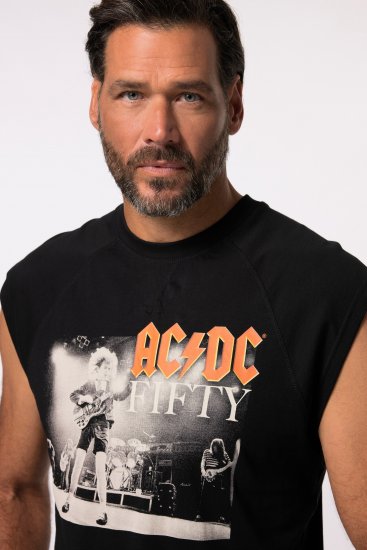JP1880 AC/DC 50th Anniversary Band Photo Tank Top Black - T-särgid - Suured T-särgid 2XL – 14XL