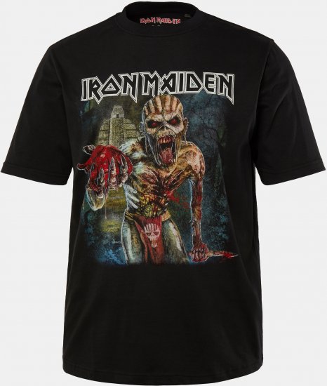 JP1880 Iron Maiden Eddie Attack Band T-Shirt Black - T-särgid - Suured T-särgid 2XL – 14XL