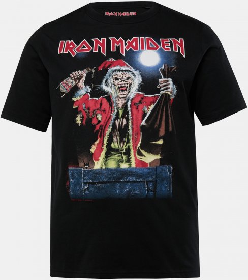 JP1880 Iron Maiden X-Mas Eddie Band T-Shirt Black - T-särgid - Suured T-särgid 2XL – 14XL