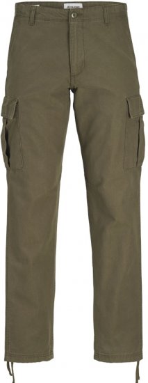 Jack & Jones KANE BARKLEY Cargopants Khaki - Teksad ja püksid - Meeste suured teksad W40 – W70