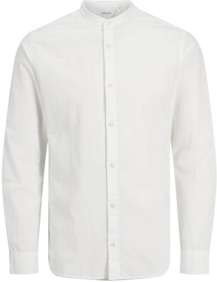 Jack & Jones Breeze Poplin Long Sleeve Shirt White - Särgid - Meeste suured särgid 2XL – 8XL