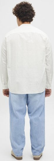 Jack & Jones Breeze Poplin Long Sleeve Shirt White - Särgid - Meeste suured särgid 2XL – 8XL