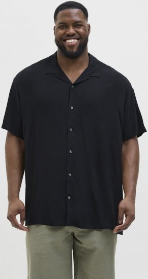 Jack & Jones Jeff Resort Shirt Black - Särgid - Meeste suured särgid 2XL – 8XL