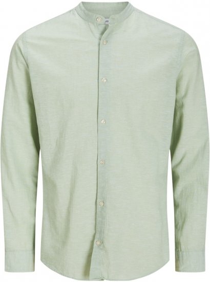 Jack & Jones Breeze Poplin Long Sleeve Shirt Iceberg Green - Särgid - Meeste suured särgid 2XL – 8XL