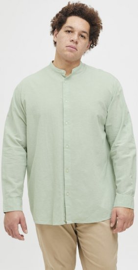 Jack & Jones Breeze Poplin Long Sleeve Shirt Iceberg Green - Särgid - Meeste suured särgid 2XL – 8XL
