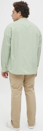 Jack & Jones Breeze Poplin Long Sleeve Shirt Iceberg Green - Särgid - Meeste suured särgid 2XL – 8XL