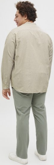 Jack & Jones Breeze Poplin Long Sleeve Shirt Beige - Särgid - Meeste suured särgid 2XL – 8XL