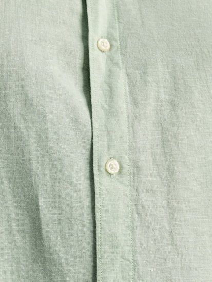 Jack & Jones Breeze Linen Blend Short Sleeve Shirt Iceberg Green - Särgid - Meeste suured särgid 2XL – 8XL