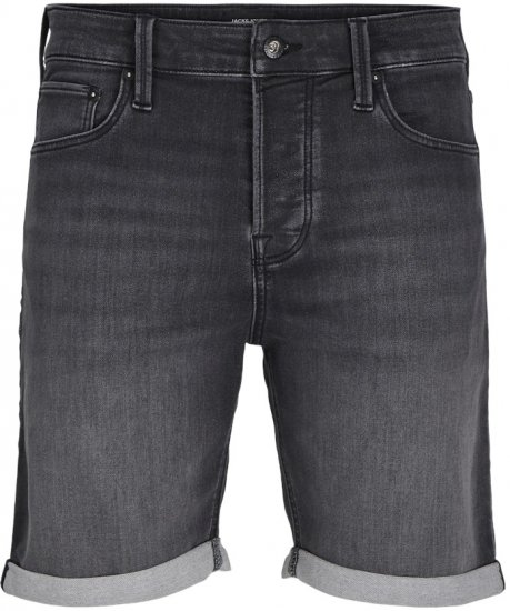Jack & Jones Rick Con I.K. SHORTS Black Denim - Lühikesed püksid - Lühikesed Püksid suured suurused: W40-W60